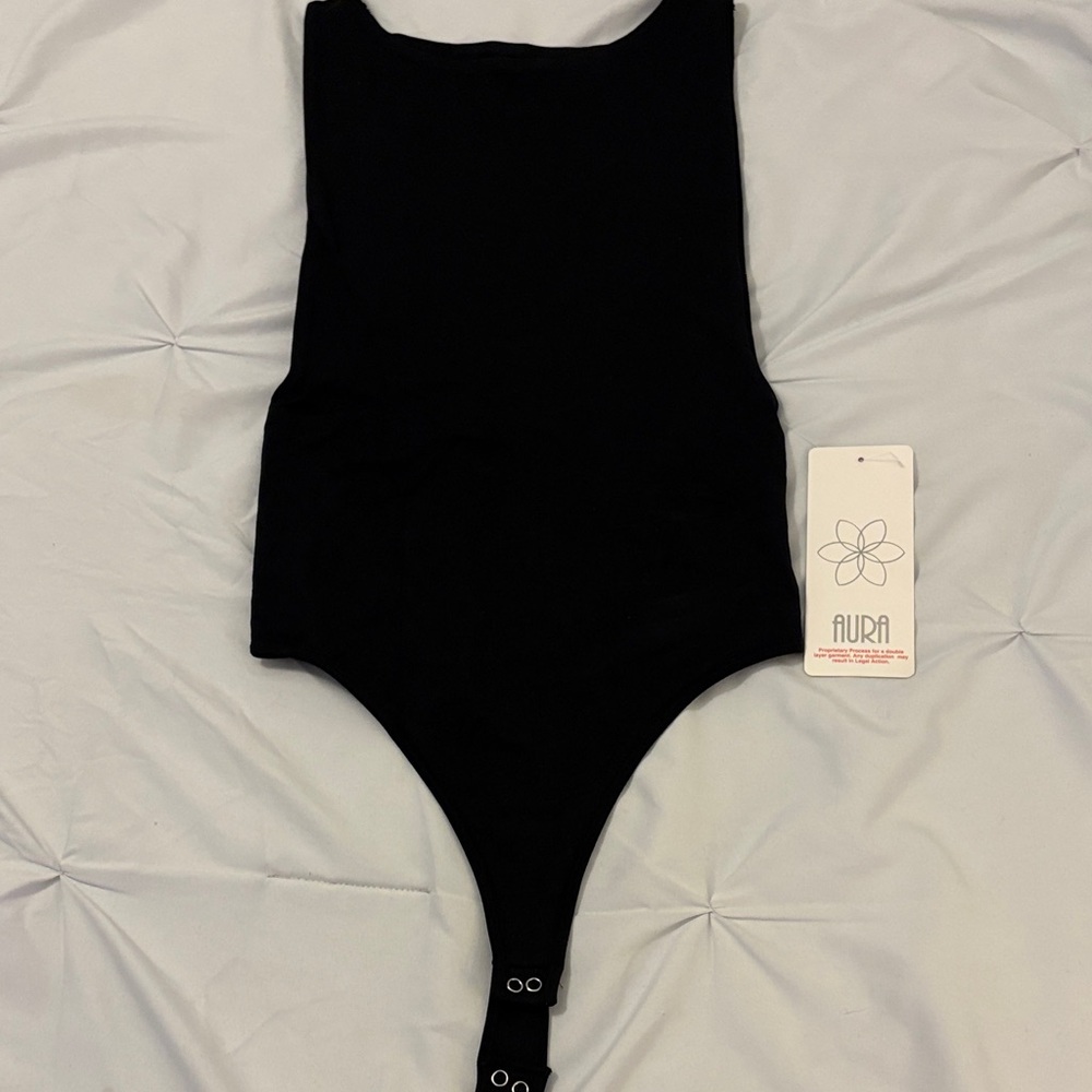 Aura Black Bodysuit